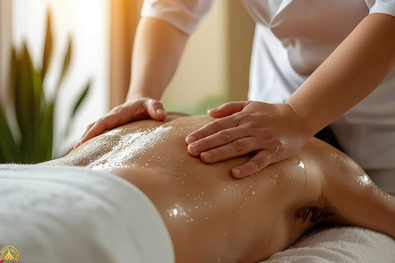 Aromaöl-Peeling-Massage